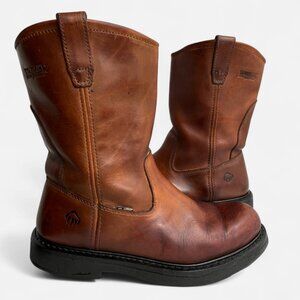 Wolverine Leather Western Cowboy Biker Engineer Work Boots Men's 8.5 M